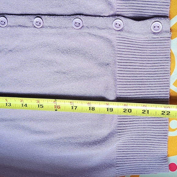 Lilac Tie-bow MAK Cardigan Sweater - Picture 8 of 8